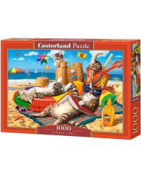 Пазл. Кошачий пляж, 1000 элементов