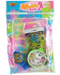 Набор пласт.игровой часы, пинбол, M6364/Ф81916