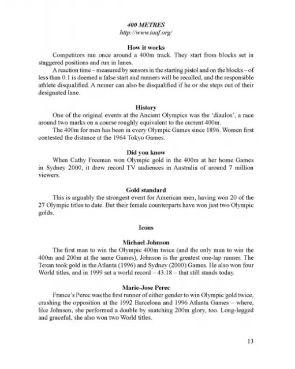 Track And Field Athletics