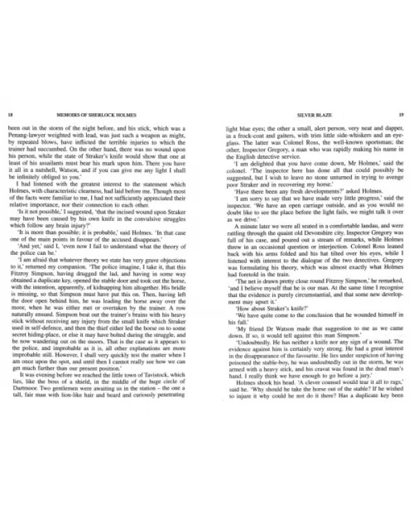 The Memoirs of Sherlock Holmes
