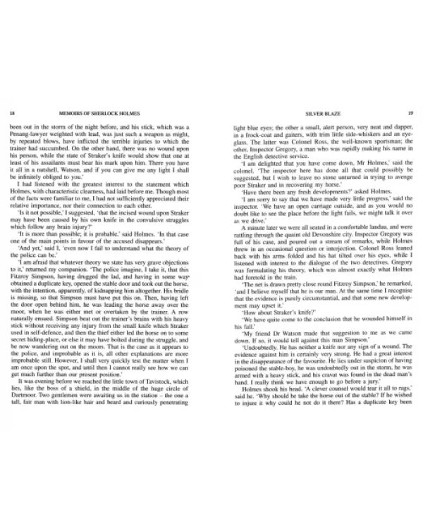 The Memoirs of Sherlock Holmes