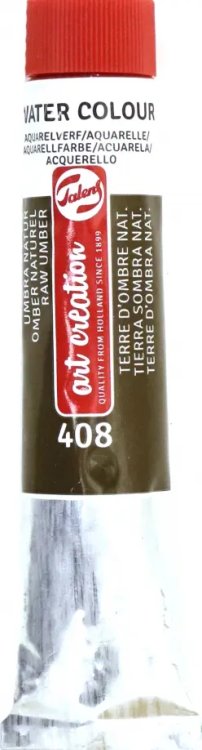 Краска акварельная Art Creation, 12 мл, туба, №408 умбра натуральная