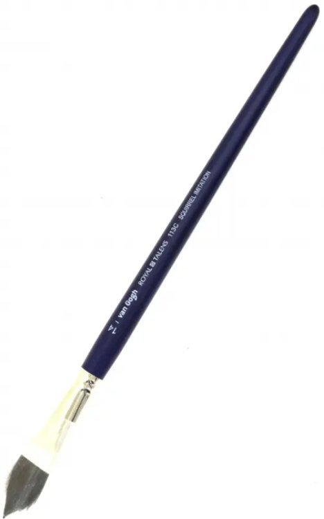 Кисть для акварели VanGogh 113C, №14, белка имитация, овальная (кошачий язычок) Кисть для акварели VanGogh 113C, №14, белка имитация, овальная (кошачий язычок)