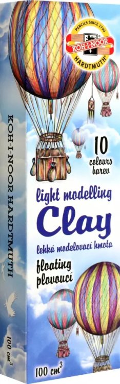 Обложка книги «Пластилин легкий, плавающий, 10 цветов»