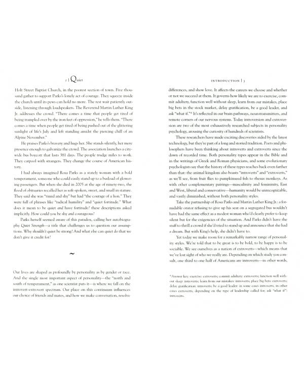 Quiet. The Power of Introverts in a World That Can't Stop Talking