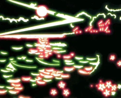 Живопись с неоновыми красками. Маяк Живопись с неоновыми красками. Маяк