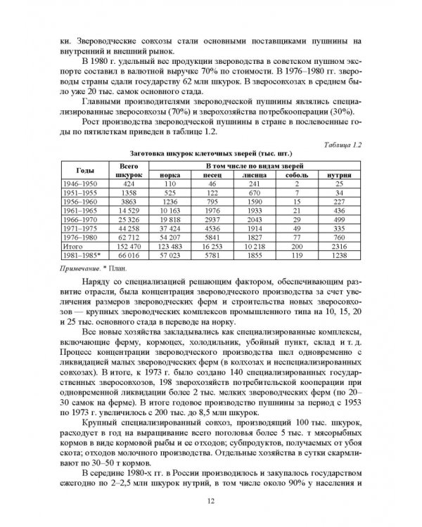 Звероводство