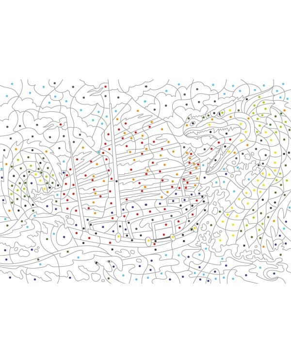 Большая книга волшебных раскрасок для мальчиков