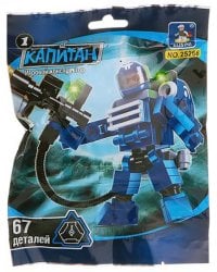 Конструктор пластмассовый. Капитан, 67 деталей