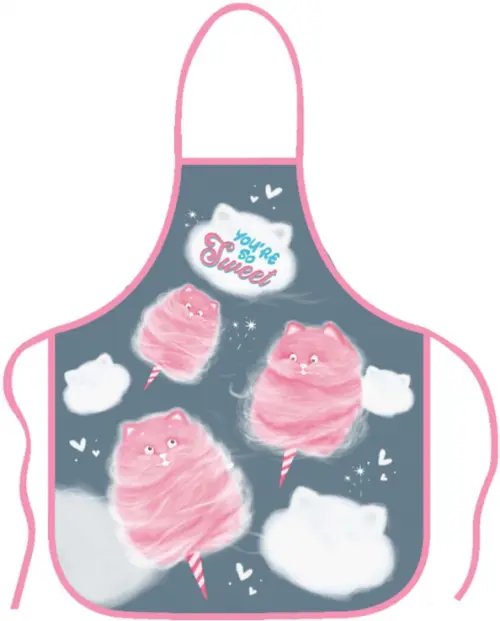 Фартук Фартук для уроков труда и рисования. Котоваты