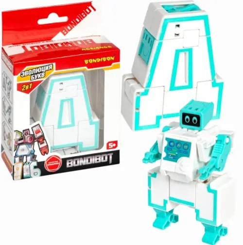 Трансформер 2 в 1. Bondibot. Буква Д