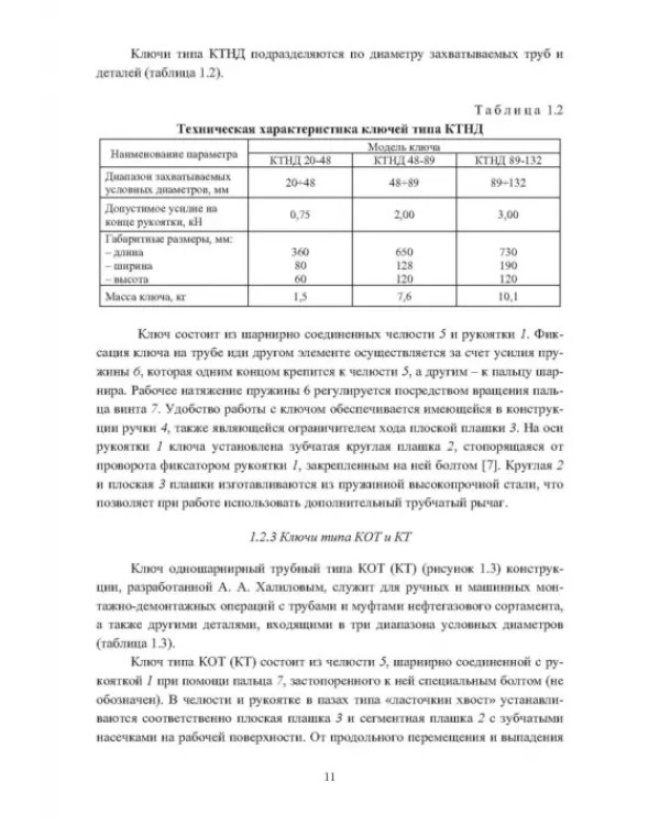 Ключи для ручных и механизированных операций с нефтегазопромысловыми трубами и насосными штангами