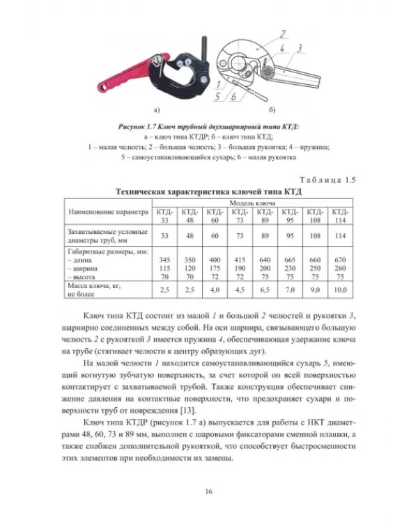 Ключи для ручных и механизированных операций с нефтегазопромысловыми трубами и насосными штангами