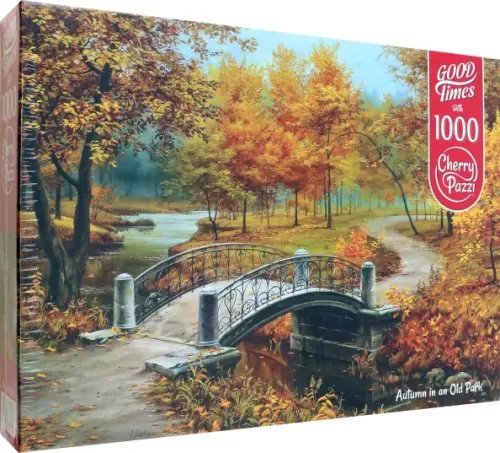 Puzzle-1000 Пазл. Осень в старом парке, 1000 элементов