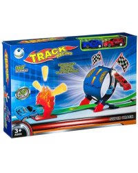 Автотрек с мёртвой петлёй с инерционным вращением машин, 29 деталей