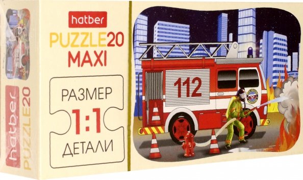 Пазл-maxi. Пожарная машина, 20 элементов