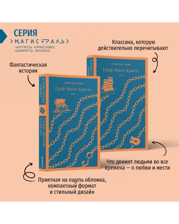 Граф Монте-Кристо. Комплект в 2-х книгах