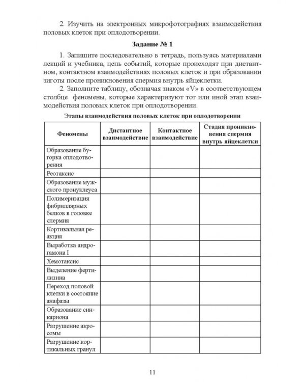 Биология размножения и развития. Лабораторный практикум. Учебно-методическое пособие