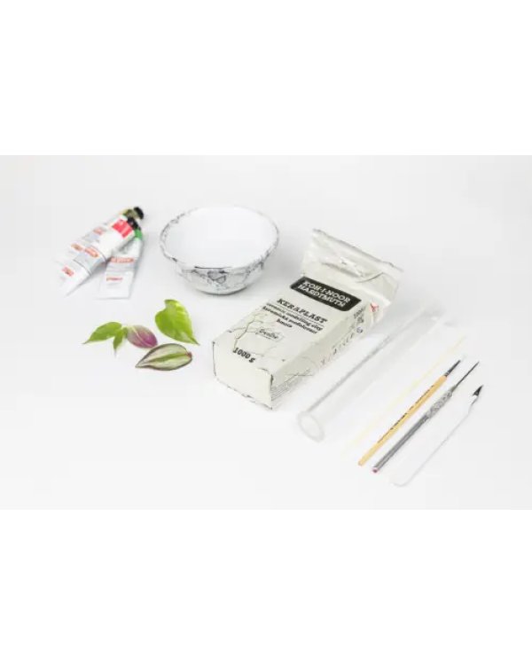 Масса для моделирования самозатвердевающая Керапласт, белая