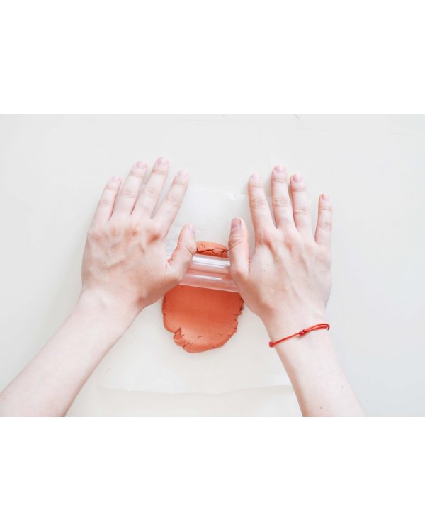 Масса для моделирования самозатвердевающая Керапласт, терракота