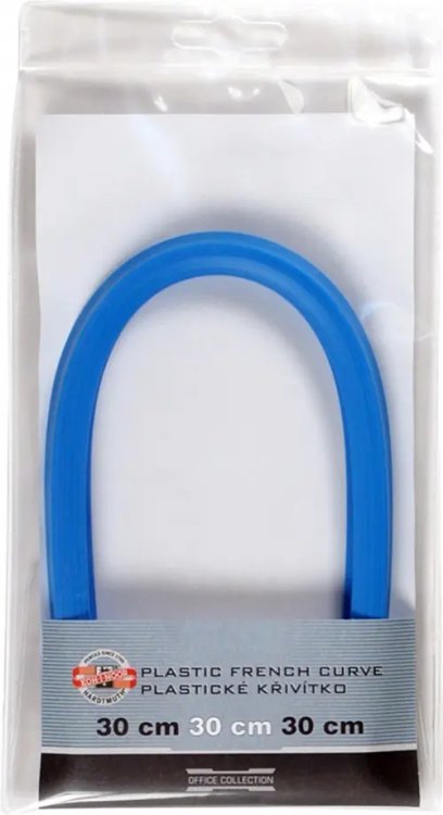 Чертежные инструменты Лекало гибкое, пластик, 30 см