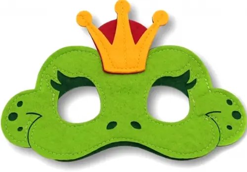 Маска из фетра. Царевна-Лягушка