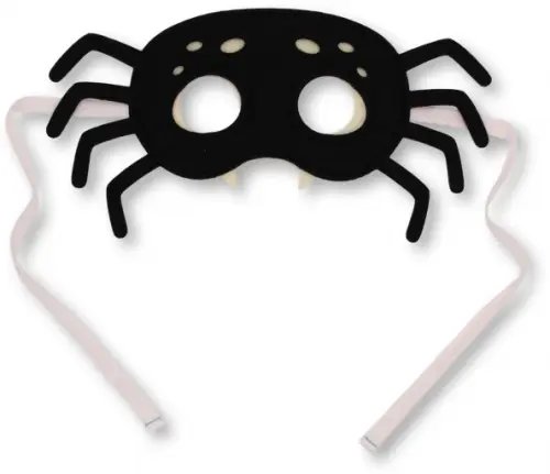 Маска из фетра. Паук Маска из фетра. Паук