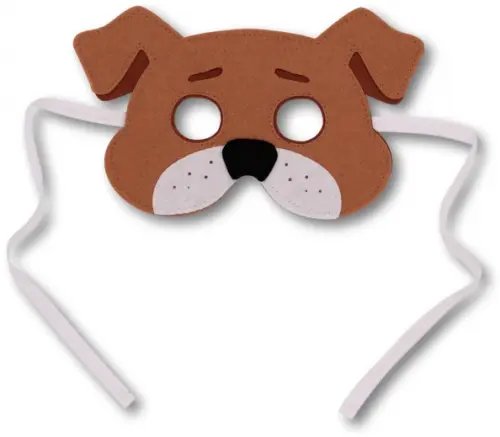 Маска из фетра. Пес Маска из фетра. Пес