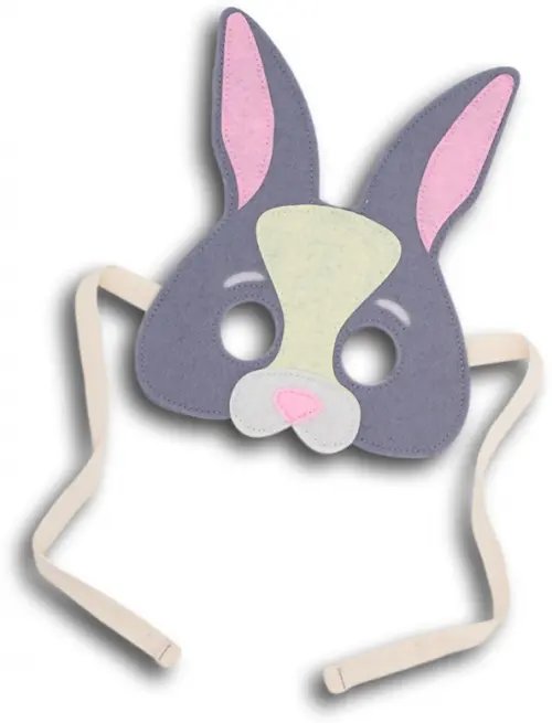 Маска из фетра. Зайчик Маска из фетра. Зайчик
