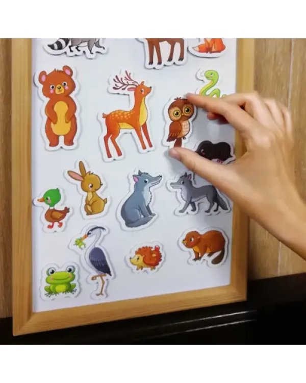 Игры на магнитах. Лесные животные