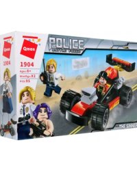 Конструктор Police, 95 деталей, 2 фигурки