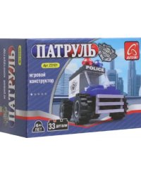 Конструктор Полиция. Джип, 33 детали