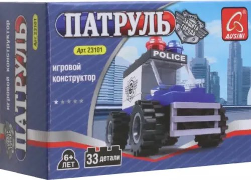 Police Series Конструктор Полиция. Джип, 33 детали