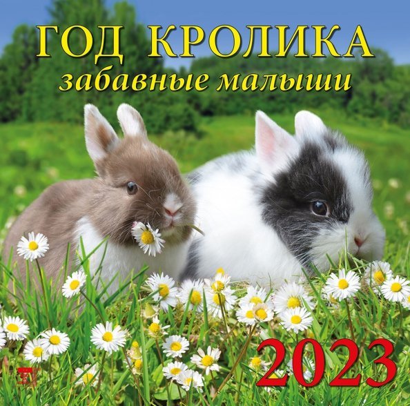 Обложка книги «Календарь на 2023 год. Год кролика. Забавные малыши»