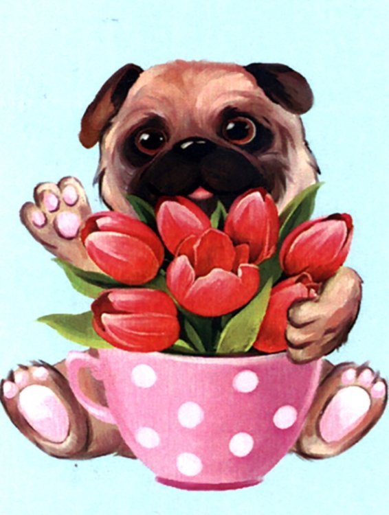 Алмазная мозаика. Весенний презент Алмазная мозаика. Весенний презент