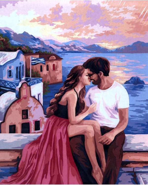 Рисование по номерам. Романтический момент