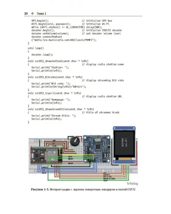 Дополнительное изображение книги «Электронные проекты на основе ESP8266 и ESP32»