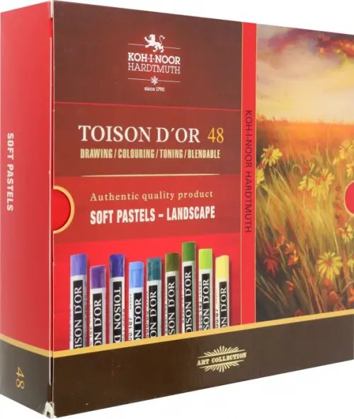 Пастель Пастель сухая художественная Toison d`Or Soft Landscape 8516, 48 цветов