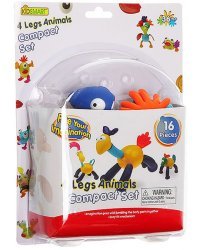 Конструктор-звери. Мир фантазий, 16 деталей