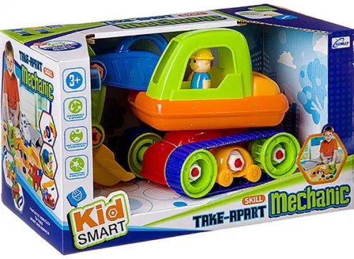 Конструктор с отвёрткой. Экскаватор