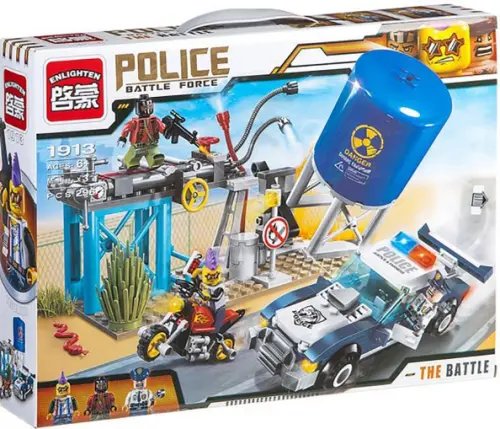 Police Series Конструктор Police, 296 деталей, 3 фигурки