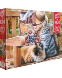 Пазл. Кошачьи посиделки, 1000 элементов