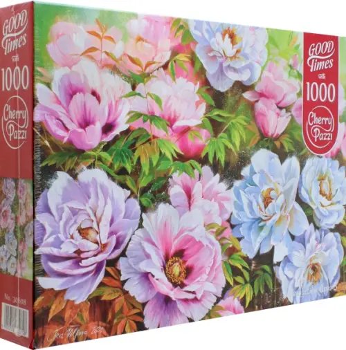 Puzzle-1000 Пазл. Пионы, 1000 элементов