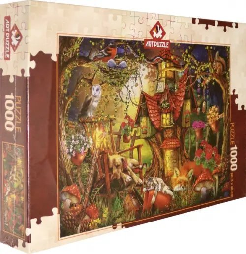 Пазлы 1000 деталей Пазл. Сонное время, 1000 элементов