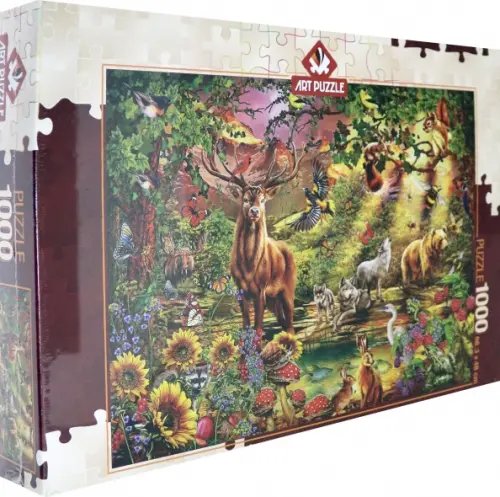 Пазлы 1000 деталей Пазл. Волшебный лес, 1000 элементов