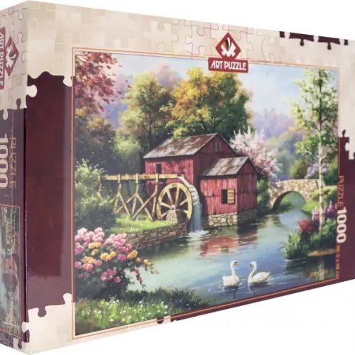 Пазл. Старая красная мельница, 1000 элементов