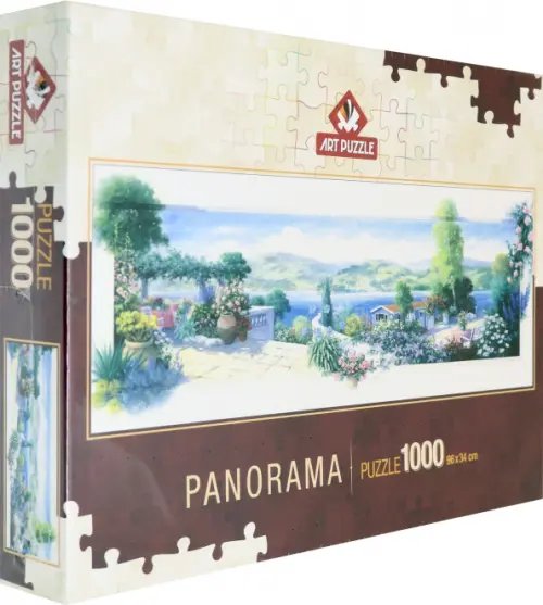 Пазл-панорама. Террасный сад, 1000 элементов