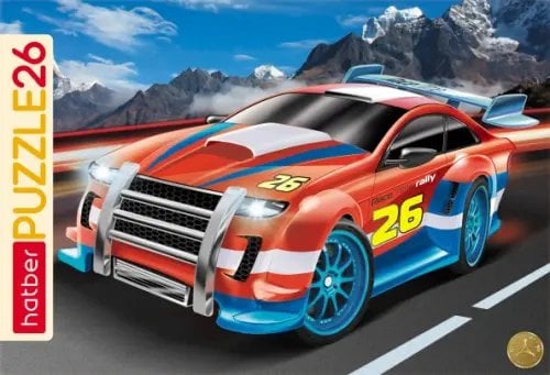 Пазл. Авторалли, 26 элементов Пазл. Авторалли, 26 элементов