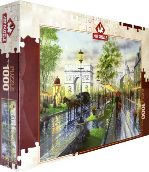Пазлы 1000 деталей Пазл. Весення прогулка. Париж, 1000 элементов