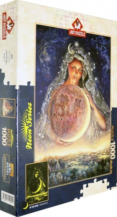 Пазлы с НЕОНОВЫМ свечением Пазл неоновый. Богиня Луны, 1000 элементов